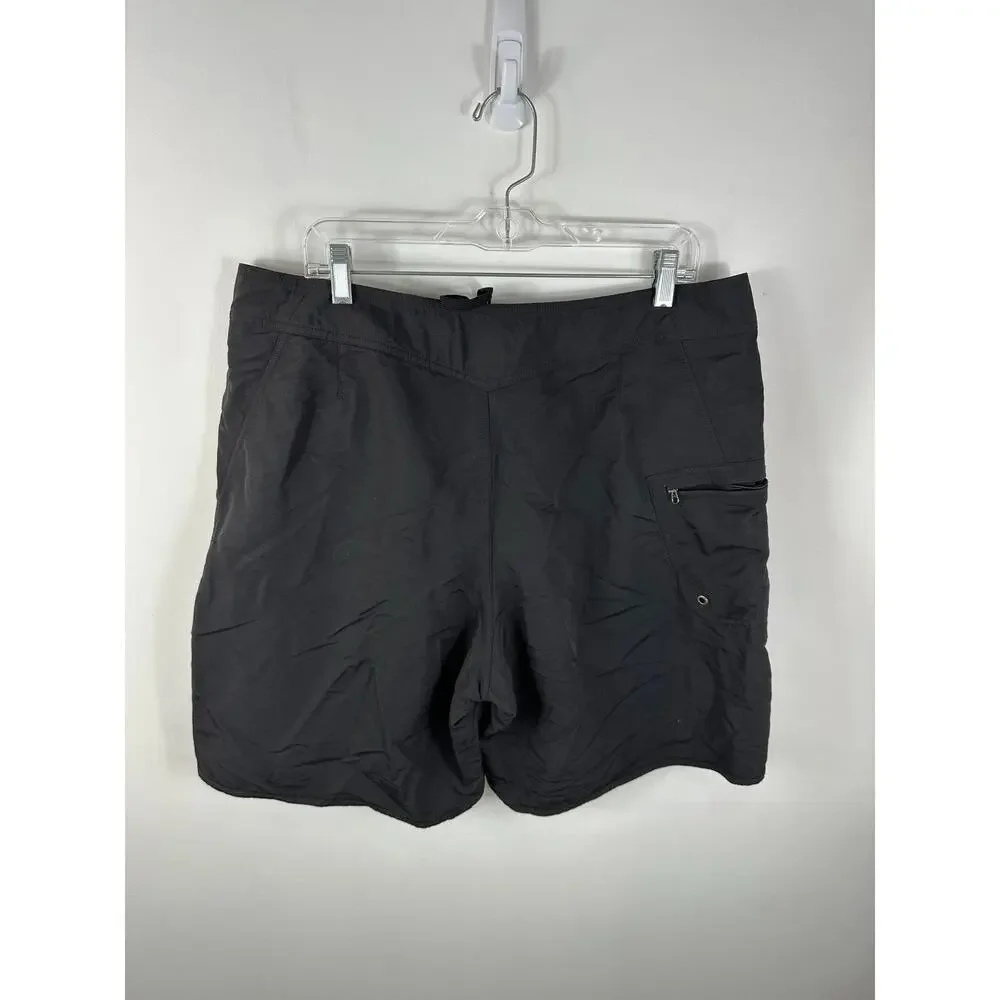 Patagonia Mens Paddler Board Shorts Black Nylon Size 38